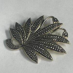 Vintage 50s-60s W. Germany Eloxal Marcasite Brooch